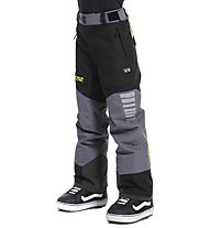 Rehall Carlton Jr - pantaloni da sci - bambino, Black/Grey