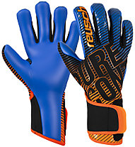 Reusch Pure Contact 3 S1 Jr - guanti da portiere - bambino, Black/Orange/Blue