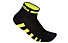 rh+ Ergo Sock (3 cm) Fahrradsocken, Black/Fluo Yellow