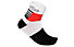 rh+ Zeta Sock 9 Fahrradsocken, White/Black/Red
