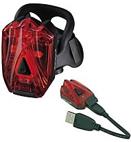RMS Lava 3 LED USB - Rücklicht, Red