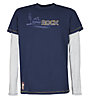 Rock Experience Dieci Piani - shirt manica lunga - uomo, Blue/Grey