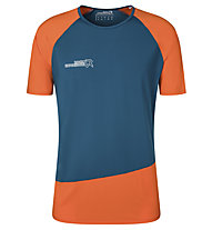 Rock Experience Merlin Ss M - T-shirt - uomo, Blue/Orange
