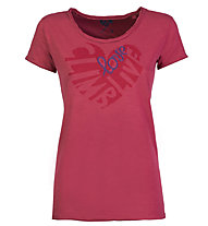Rock Experience Seal - T-Shirt Bergsport - Damen, Dark Red
