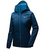 Salewa Agner Cordura 2 PTX 2.5L - giacca hardshell trekking - donna, Blue