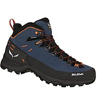 Salewa Alp Mate Winter Mid WP - Trekkingschuhe - Herren , Blue/Black/Orange