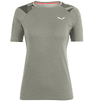 Salewa Cristallo Warm AMR - maglietta tecnica - donna, Grey