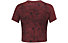 Salewa Lavaredo Hemp Crop W - T-shirt - donna, Dark Red/Black