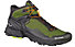 Salewa Ultra Flex Mid GTX - scarpe trail running - uomo, Black/Green