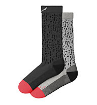 Salewa MTN TRN Sal. Merino - lange Socken - Damen, Grey/Pink