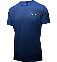 Salewa Pedroc Printed - T-shirt trekking - uomo, Blue