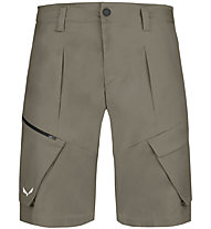 Salewa Puez Hemp M Cargo - pantaloni corti trekking - uomo, Light Brown/Black