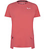 Salewa Puez Hemp W - T-shirt- donna, Pink/White