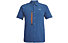 Salewa Puez Hybrid DST - camicia a maniche corte - uomo, Blue/Orange