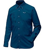Salewa Puez Light Dry - camicia a maniche lunghe trekking - uomo, Blue