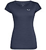 Salewa Puez Melange Dry - T-Shirt Kurzarm - Damen, Dark Blue/White