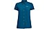 Salewa Puez Minicheck Dry - camicia a maniche corte - donna, Dark Blue