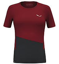 Salewa Puez Sport Dry W - T-shirt - donna, Red/Black