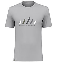 Salewa Pure Stripes Dry W - T-Shirt - Herren, Light Grey