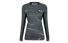 Salewa Seceda Dry W L/S - Langarmshirt - Damen , Black/Light Grey