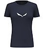 Salewa Solid Dri-Release - T-Shirt Bergsport - Damen, Dark Blue/White/Dark Blue