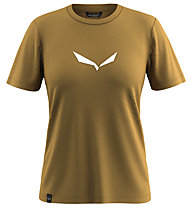 Salewa Solid Dri-Release - T-Shirt Bergsport - Damen, Brown/White