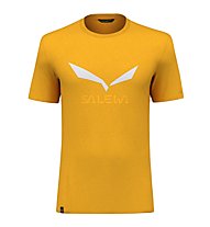 Salewa Solidlogo Dri-Release - T-Shirt Bergsport - Herren, Yellow/White