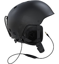 Salomon Brigade Audio - Freeride/Freestyle-Helm, Black