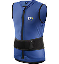 Salomon Flexcell Light Vest Junior - Weste mit Rückenprotektor - Kinder, Blue