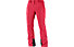 Salomon Icemania P W - pantaloni da sci - donna, Light Red