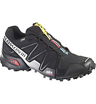 Salomon Speedcross 3 GTX scarpa trail running, Black/Silver Metallic-X