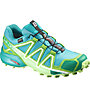 Salomon Speedcross 4 GTX W - scarpe trail running - donna, Blue/Green