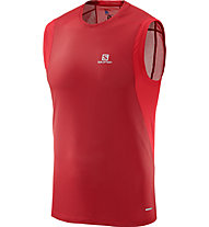 Salomon Trail Runner - Laufshirt ärmellos - Herren, Red