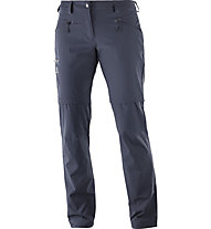 Salomon Wayfarer Zip - pantaloni escursionismo zip-off - donna, Grey