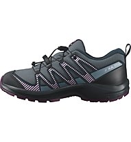 Salomon XA PRO V8 WP J - scarpe trail running - bambino, Dark Blue/Violet/Black