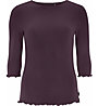 Schneider Clarissa 3/4 W - maglia maniche lunghe - donna, Dark Purple