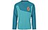 Scott AMT L/S Shirt - Maglia Ciclismo, Medium Blue/Orange