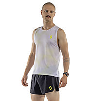 Scott M RC Run SL - top trail running - uomo, White/Yellow