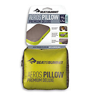 Sea to Summit Aeros Pillow Premium Deluxe - cuscino da viaggio, Green/Grey