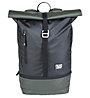 Snap Roll Top 25L - Freizeitrucksack, Black/Green