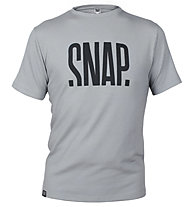Snap Technical Merino - T-Shirt - uomo, Grey
