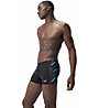 Speedo Hyperboom Panel M - Badehose - Herren, Black/Blue/Orange