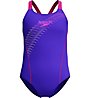 Speedo Medley Logo Medalist Jr - costume intero - bambina, Violet/Pink