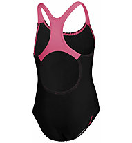 Speedo Medley Logo Medalist Jr - costume intero - bambina, Black/Pink