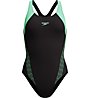 Costume Intero Speedo Digital Placement Hydrasuit Da Donna, Idrodinamico, Schiena Coperta, Resistente Al Cloro E Asciugatura Rapida