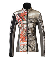 Sportalm Kitzbühel Chinua - maglia da sci con zip - donna, Anthracite/Dark Orange