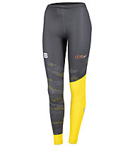 Sportful Doro Apex - pantalone sci di fondo - donna, Grey/Yellow