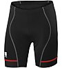 Sportful Giro 2 Sol - pantaloni bici corti - uomo, Black/Black