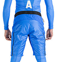Sportful Italia Over Short - pantaloni corti sci da fondo - uomo, Light Blue/White