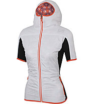 Sportful Rythmo Evo Puffy - giacca sci di fondo manica corta - donna, White/Pink